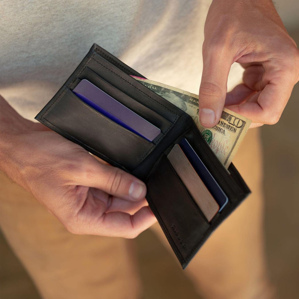 Nisolo Brewer Wallet Black | Men Bags &amp; Wallets