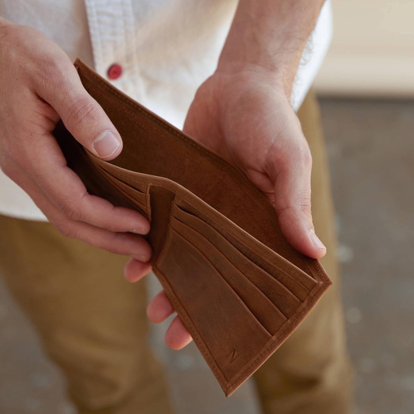 Nisolo Brewer Wallet Brown | Men Bags &amp; Wallets
