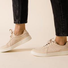 Nisolo Bria Go-To Court Sneaker Bone | Women Sneakers