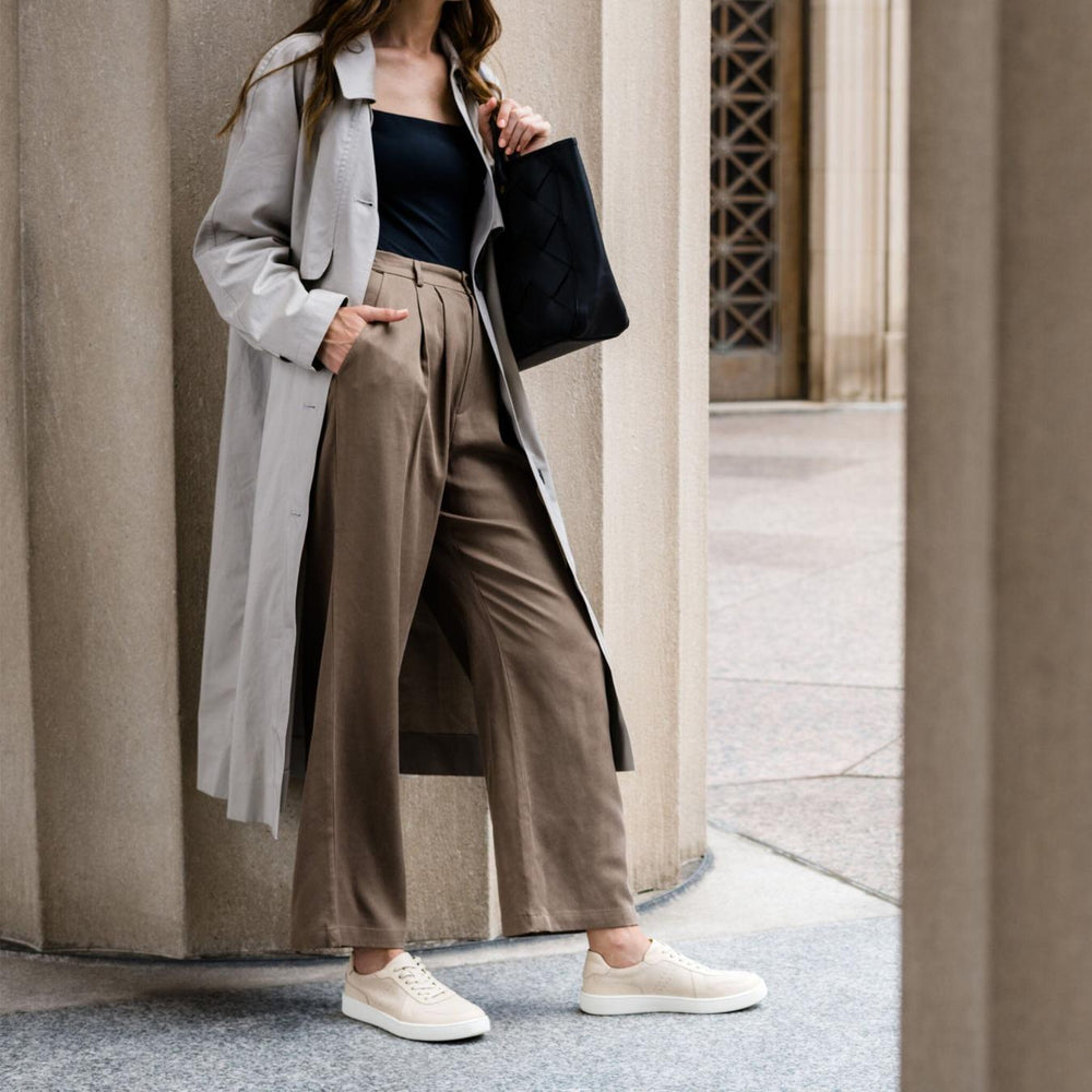 Nisolo Bria Go-To Court Sneaker Bone | Women Sneakers