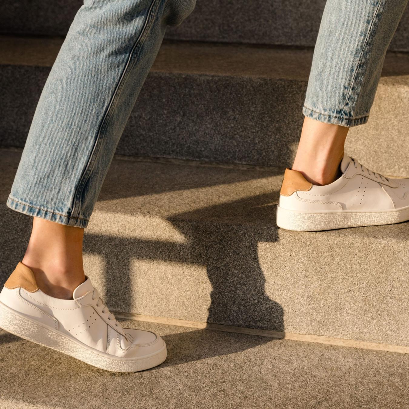 Nisolo Bria Go-To Court Sneaker White | Women Sneakers