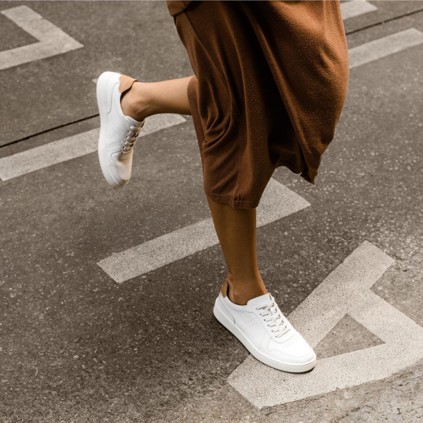 Nisolo Bria Go-To Court Sneaker White | Women Sneakers