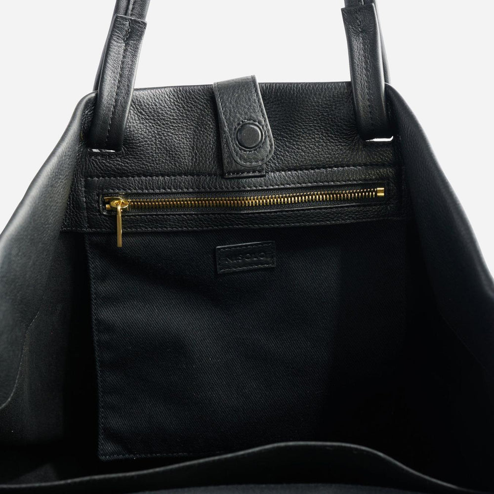 Nisolo Camila Everyday Tote Black | Women Bags &amp; Wallets