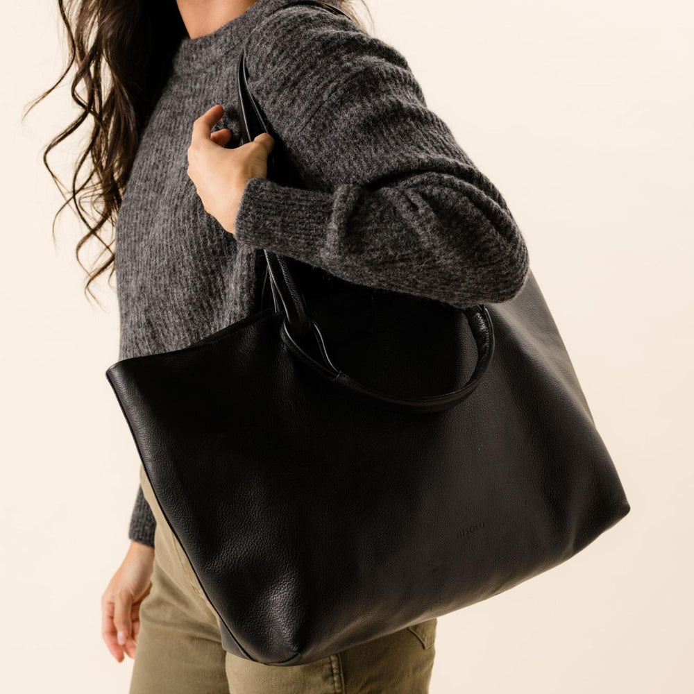 Nisolo Camila Everyday Tote Black | Women Bags &amp; Wallets