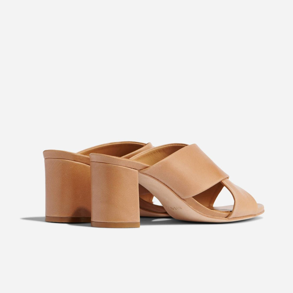 Nisolo Carina Cross Strap Mule Almond | Women Loafers &amp; Mules
