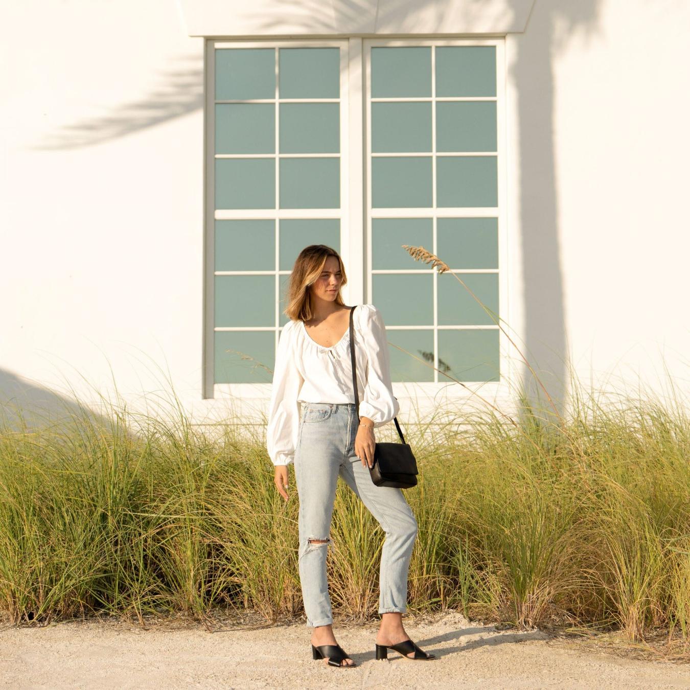 Nisolo Carina Cross Strap Mule Black | Women Sandals