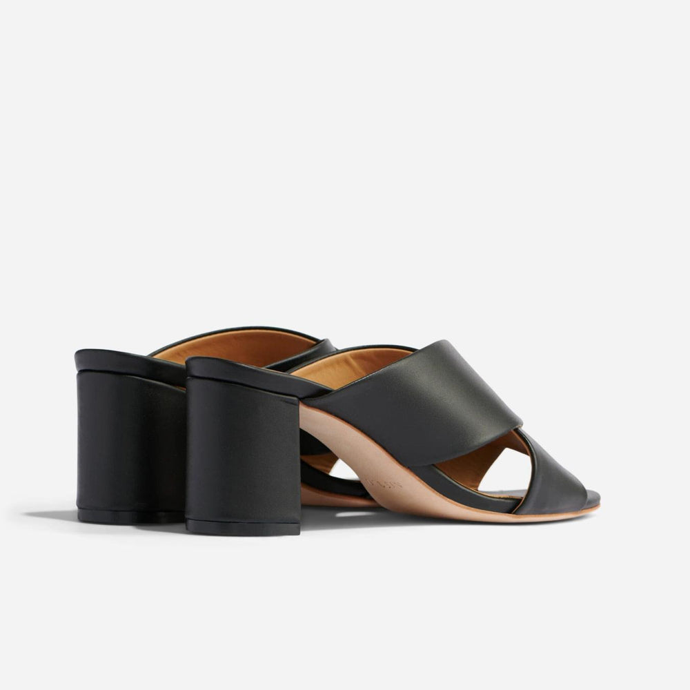 Nisolo Carina Cross Strap Mule Black | Women Sandals