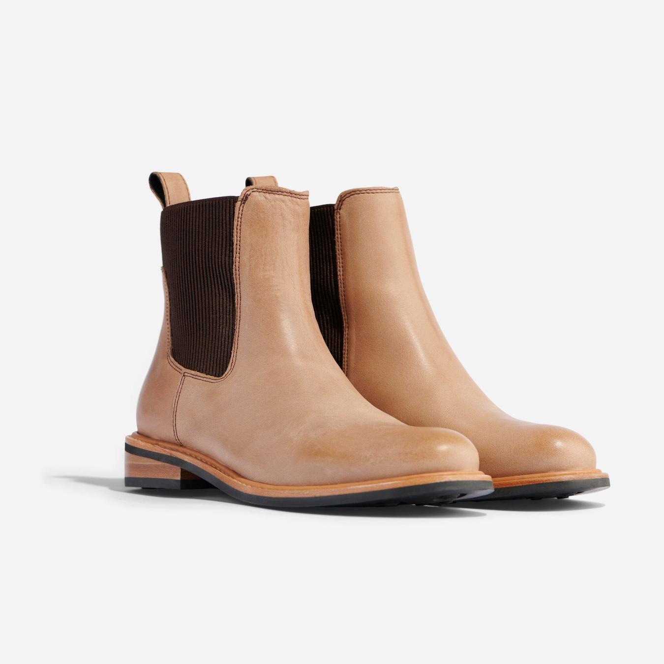 Nisolo Carmen Chelsea Boot Almond | Women Boots