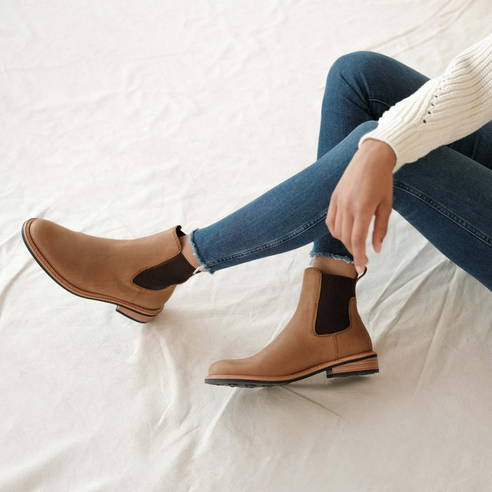 Nisolo Carmen Chelsea Boot Almond | Women Boots