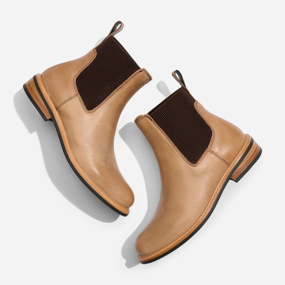 Nisolo Carmen Chelsea Boot Almond | Women Boots