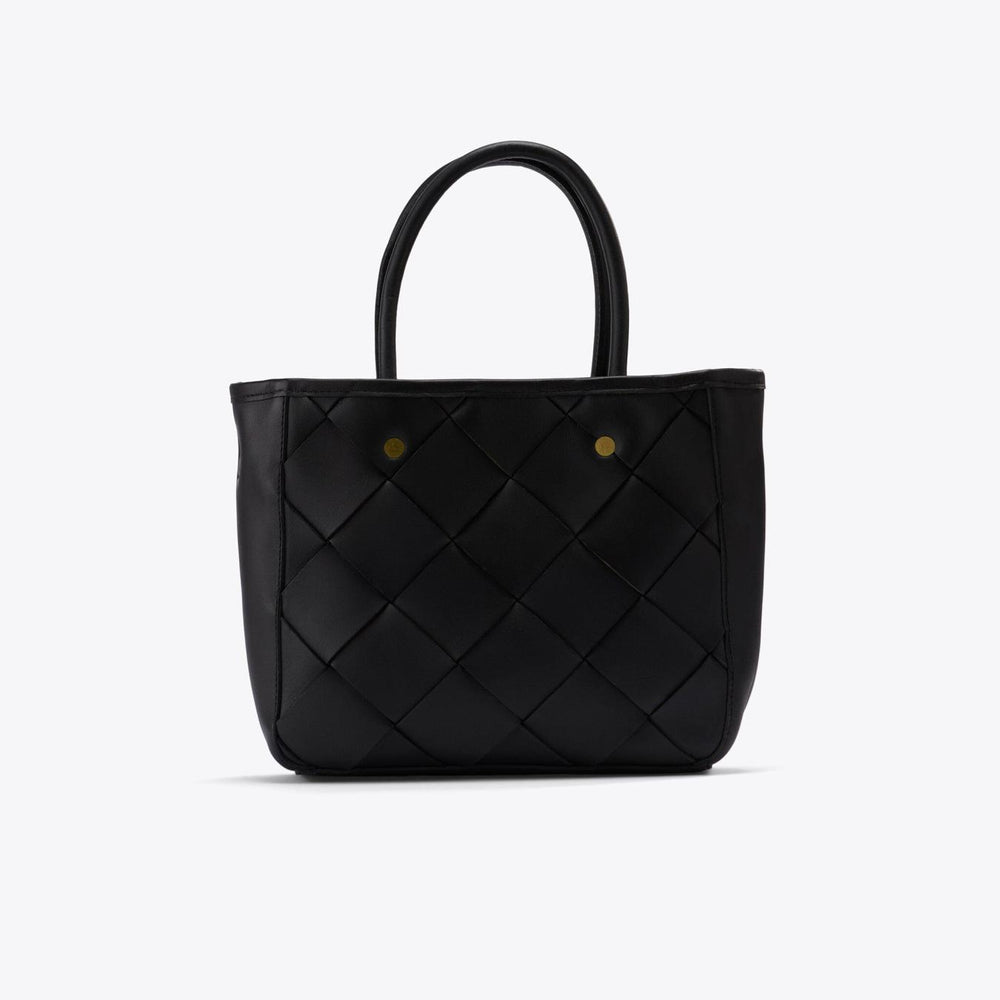 Nisolo Carry-All Handwoven Satchel Black | Women Bags &amp; Wallets