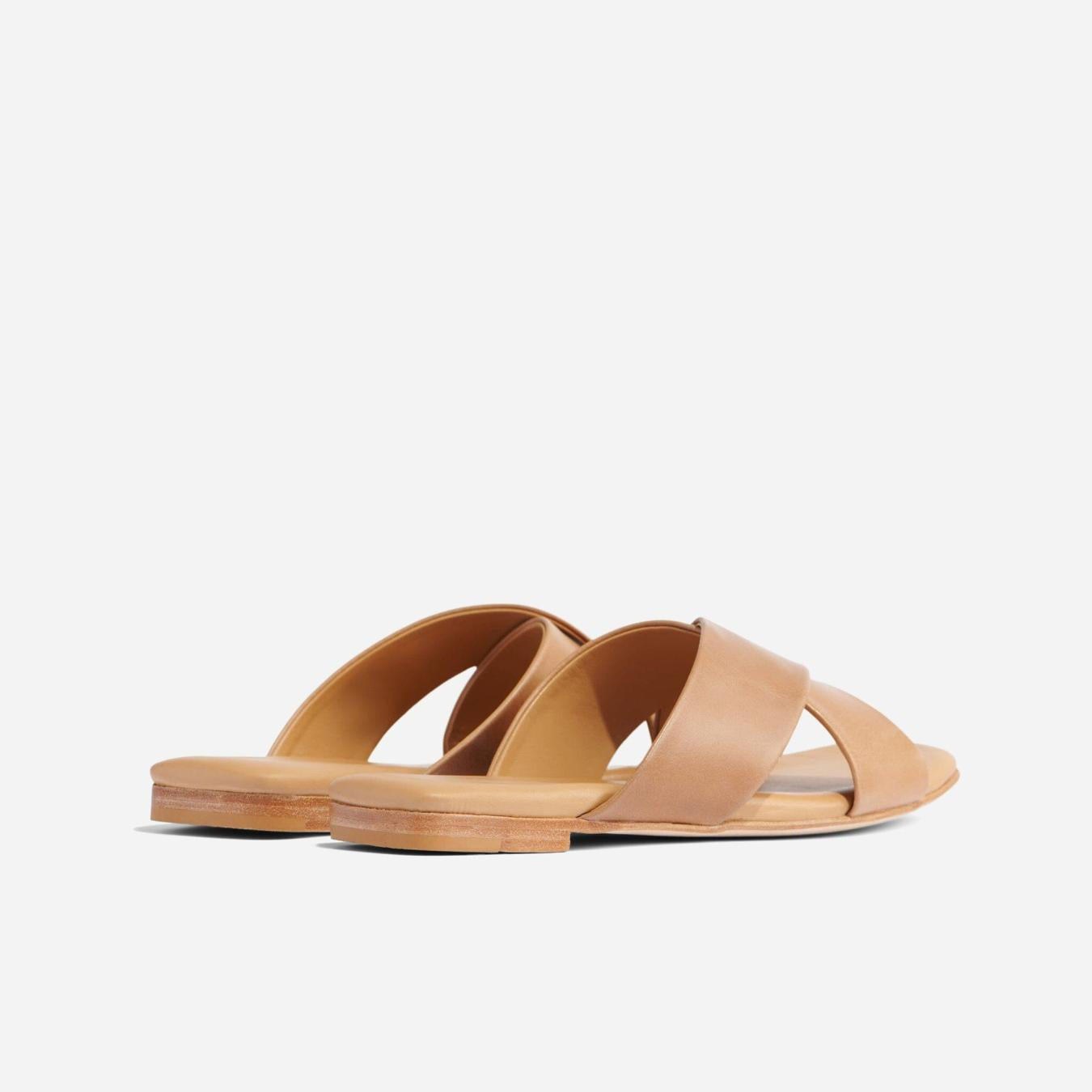 Nisolo Catalina Slide Sandal Almond | Women Flats &amp; Slip Ons