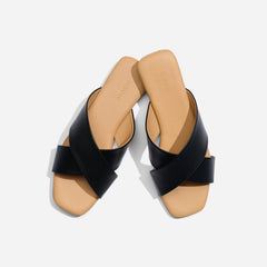 Nisolo Catalina Slide Sandal Black | Women Flats &amp; Slip Ons