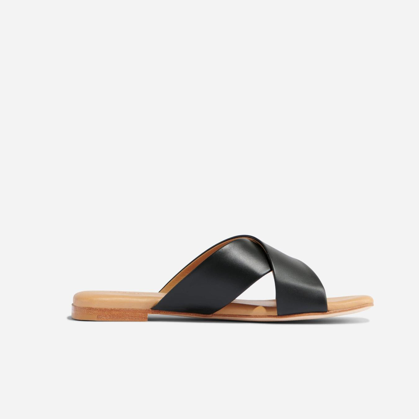 Nisolo Catalina Slide Sandal Black | Women Flats &amp; Slip Ons