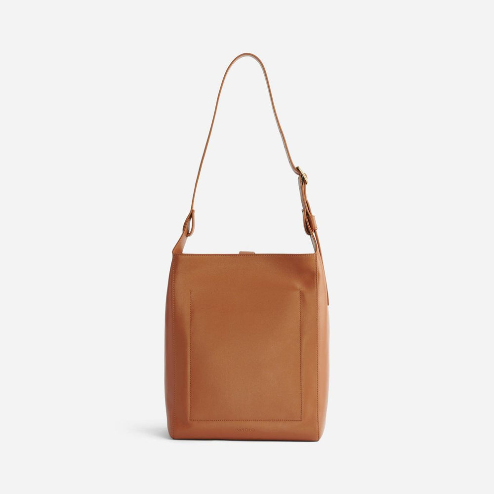 Nisolo Cecilia Go-To Shoulder Bag Caramel | Women Bags &amp; Wallets
