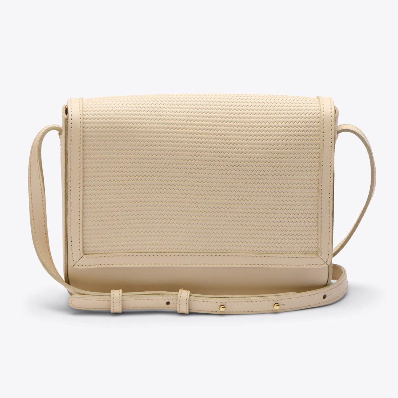 Nisolo Clara Crossbody Woven Bone | Women Bags &amp; Wallets