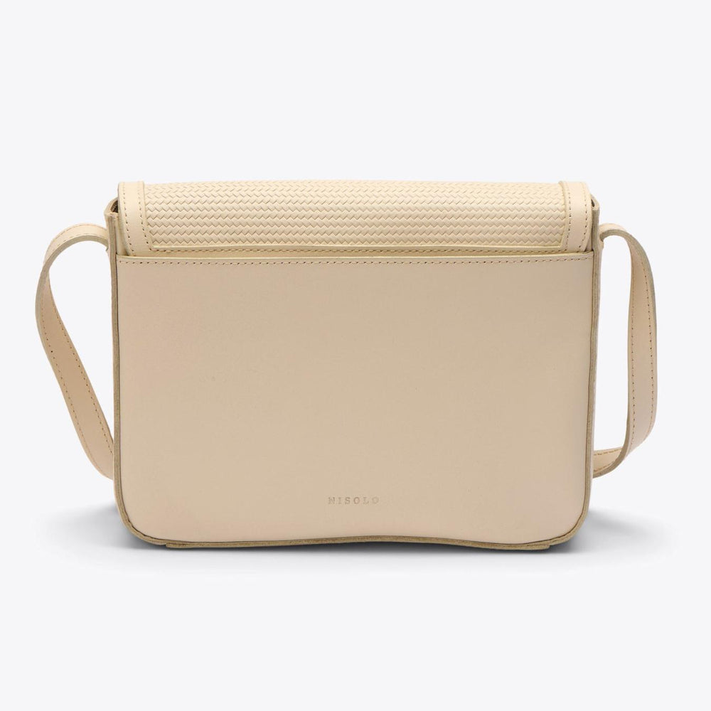 Nisolo Clara Crossbody Woven Bone | Women Bags &amp; Wallets