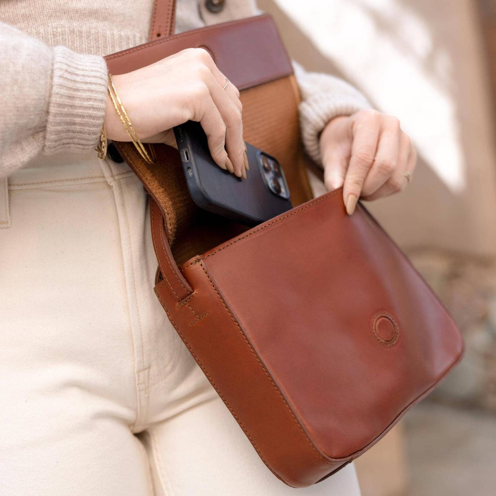 Nisolo Clara Crossbody Woven Brandy | Women Bags &amp; Wallets