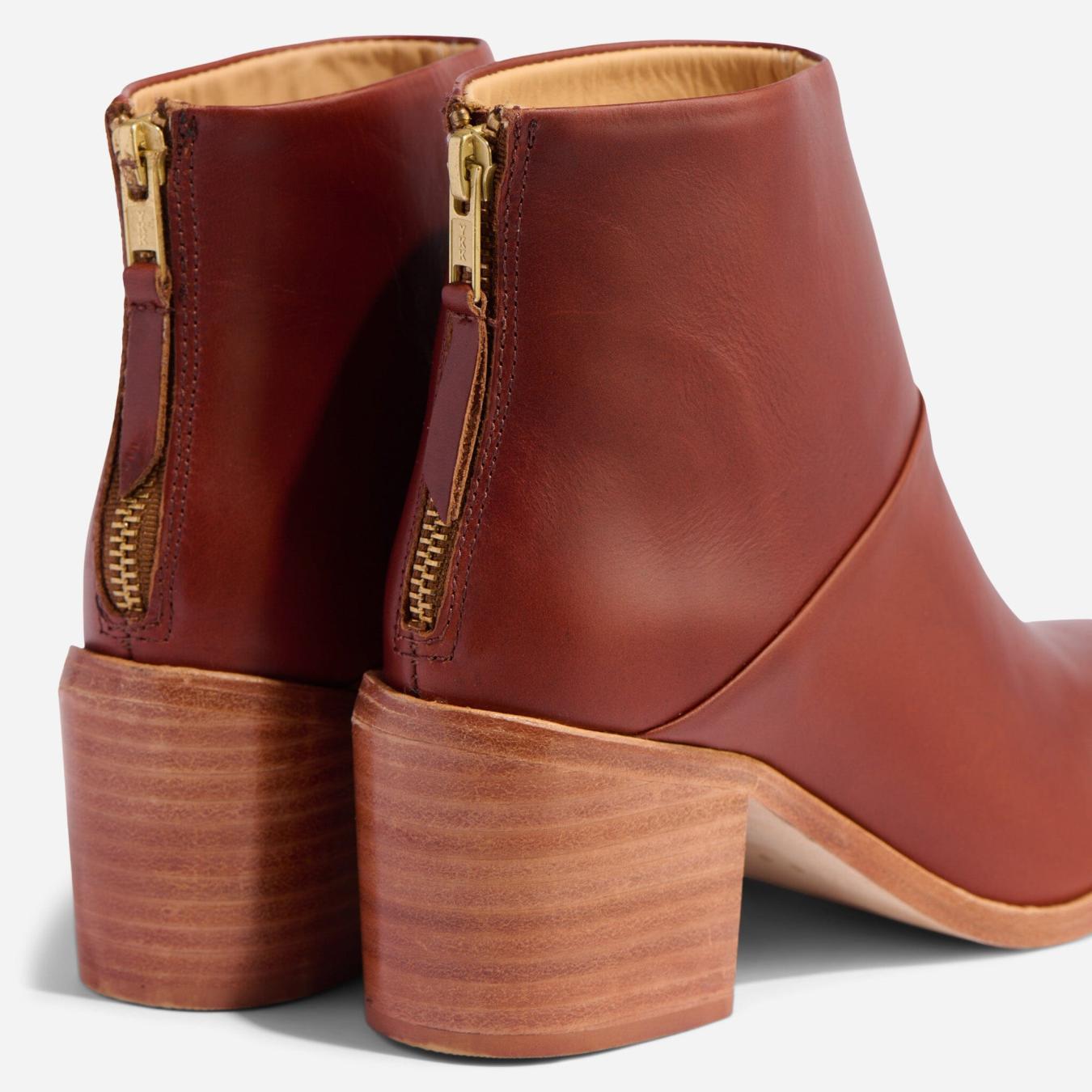 Nisolo Dari Boot Brandy | Women Heels