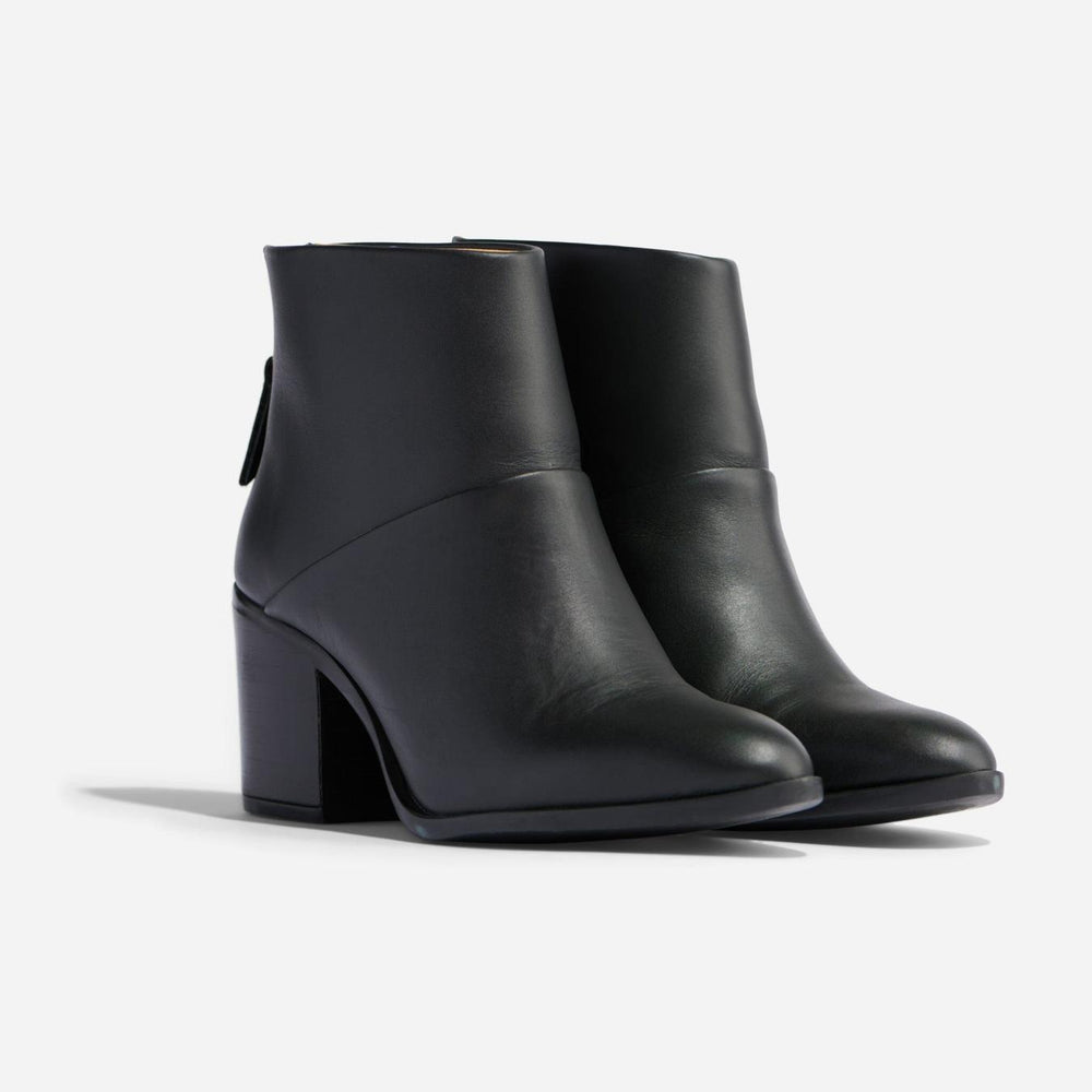 Nisolo Dari Commuter Boot Black/Black | Women Heels