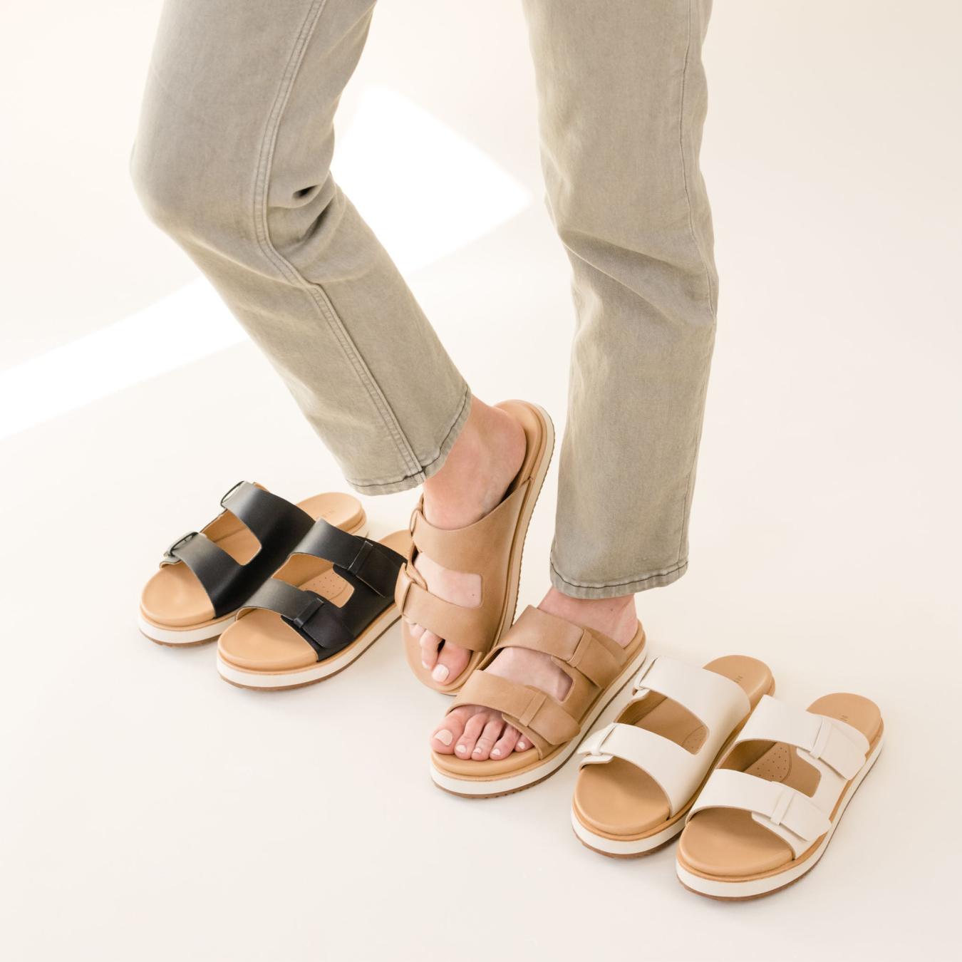 Nisolo Ella Flatform Slide Black | Women Sandals