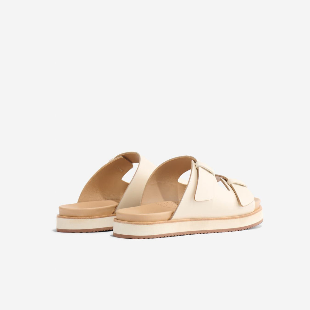 Nisolo Ella Flatform Slide Bone | Women Sandals