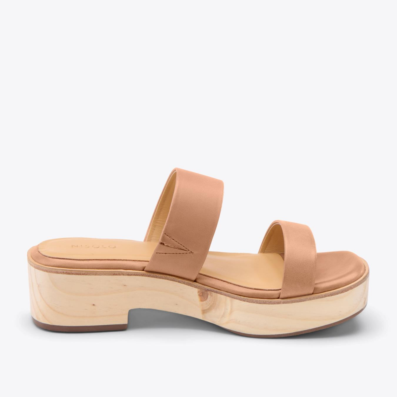 Nisolo Ellie All-Day Clog Almond | Women Heels