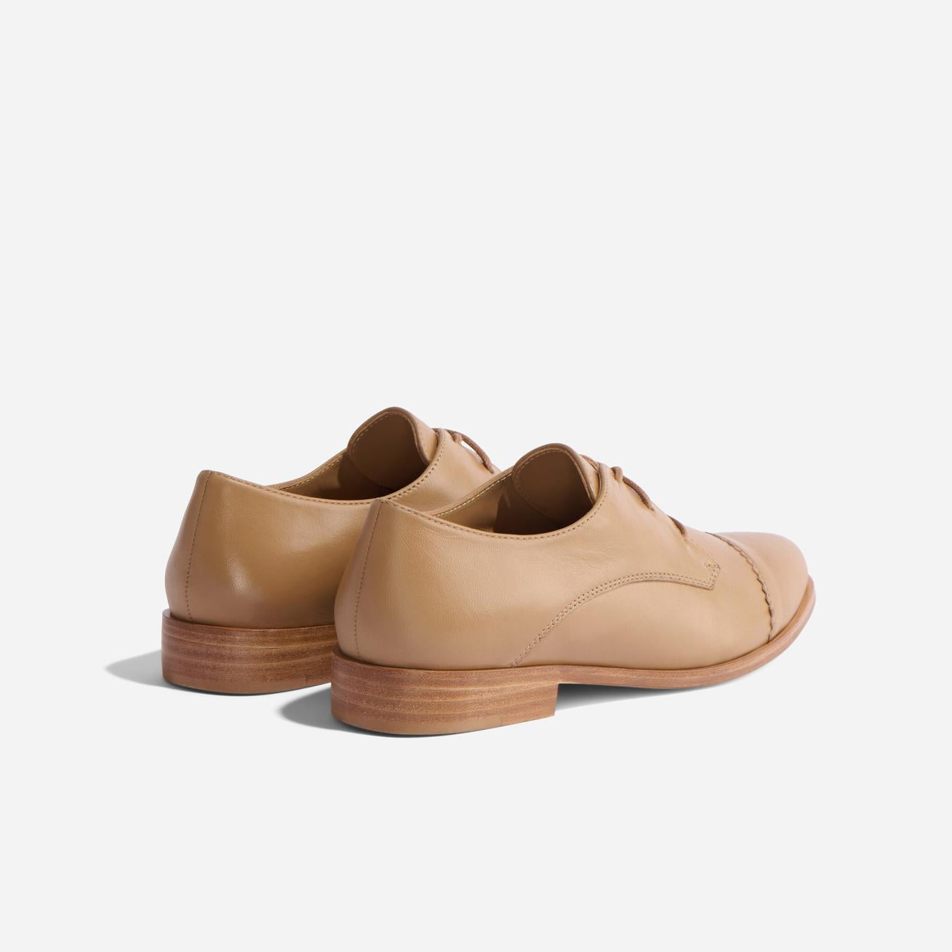 Nisolo Emilia Cap Toe Oxford Almond | Women Flats &amp; Slip Ons