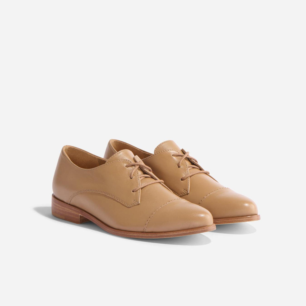 Nisolo Emilia Cap Toe Oxford Almond | Women Loafers &amp; Mules
