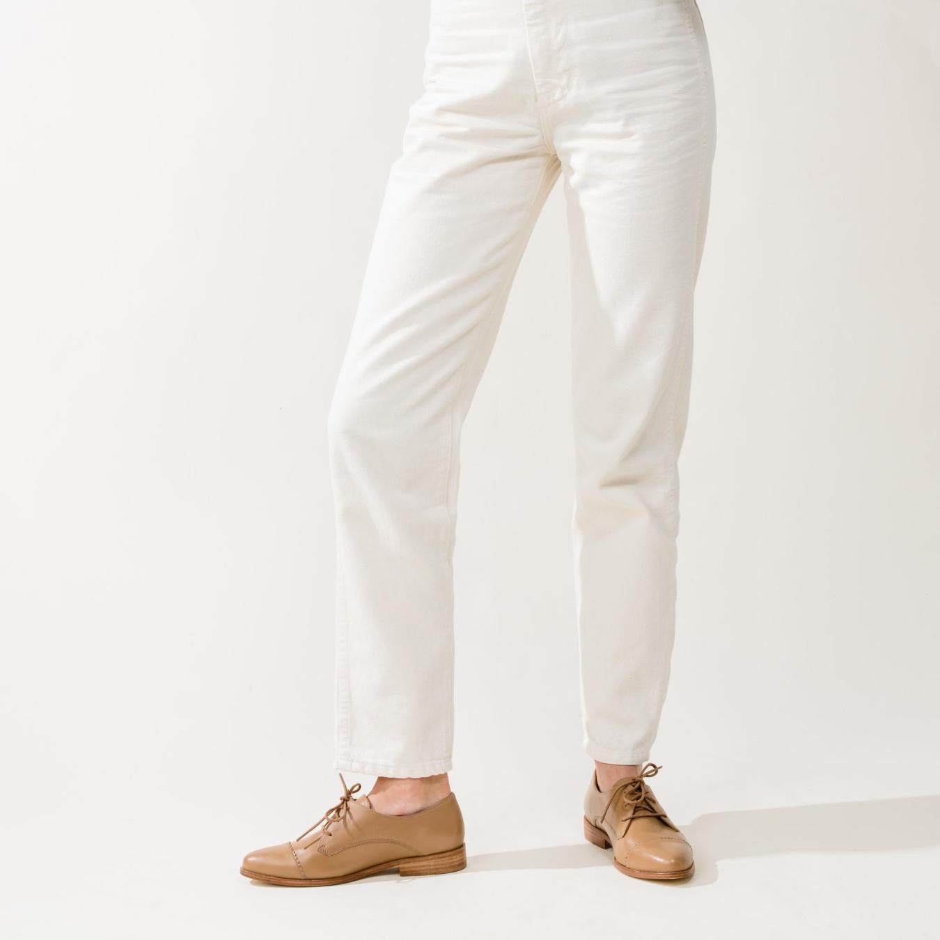 Nisolo Emilia Cap Toe Oxford Almond | Women Loafers &amp; Mules