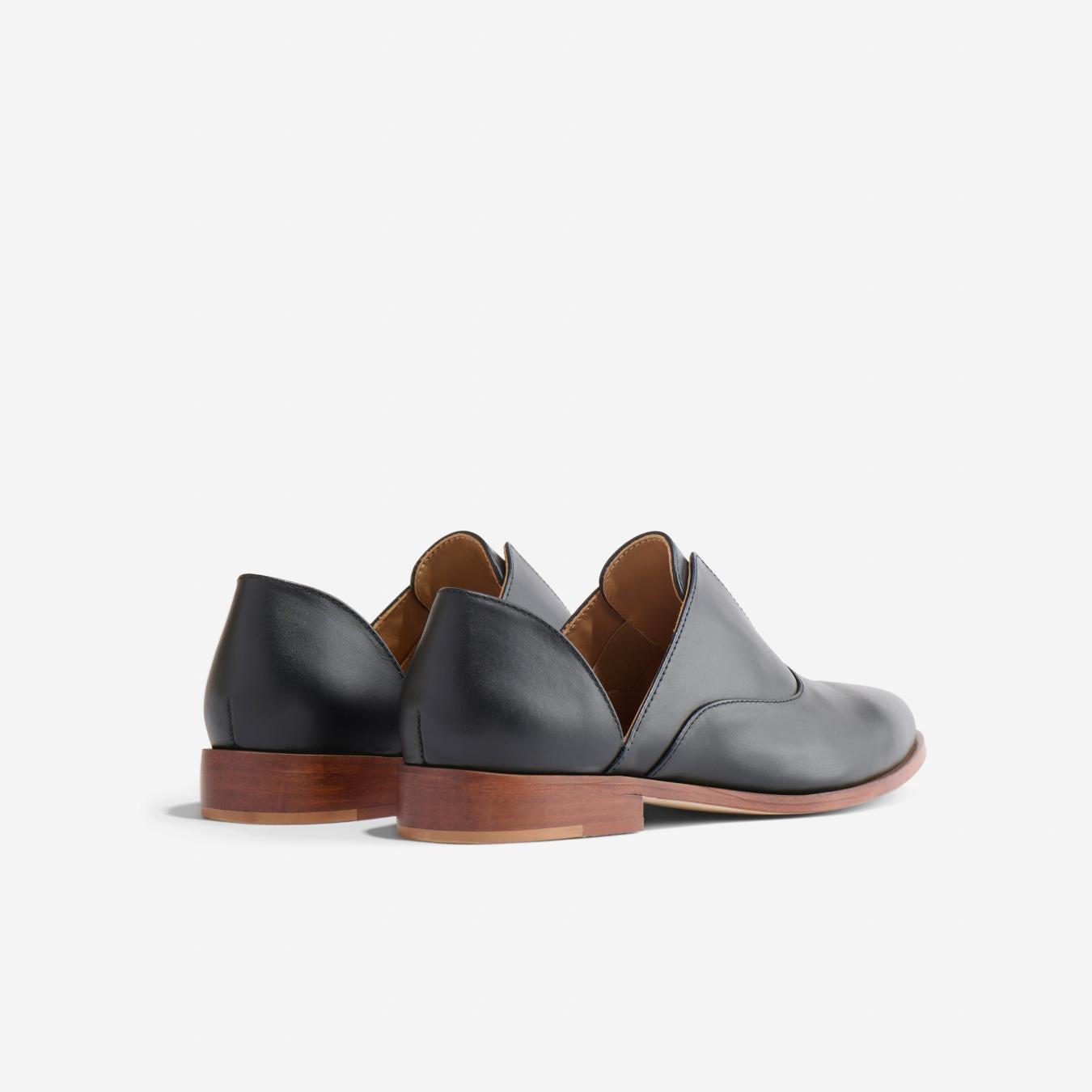 Nisolo Emma D'Orsay Oxford 2.0 Black | Women Loafers &amp; Mules