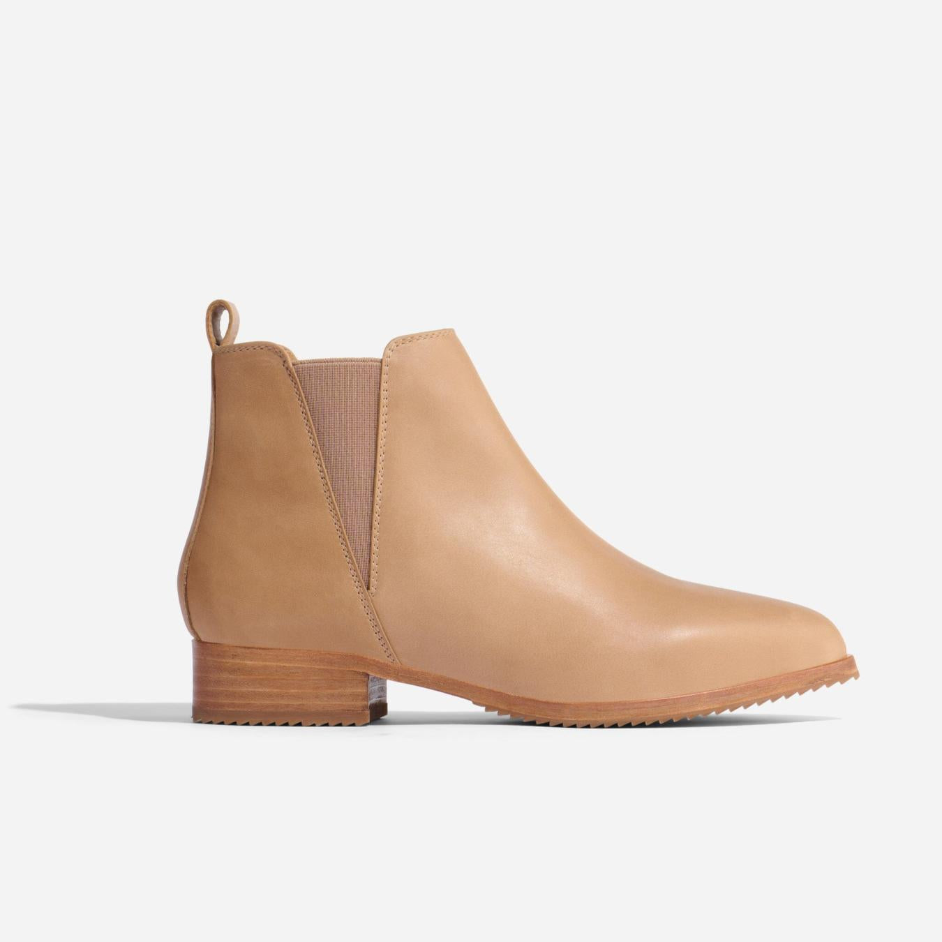 Nisolo Eva Everyday Chelsea Boot Almond | Women Boots