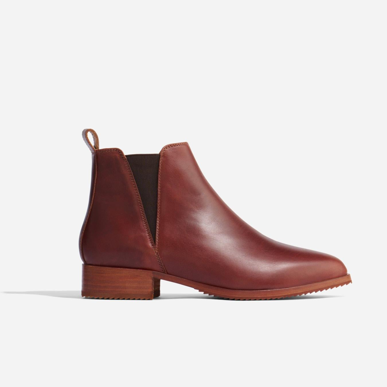 Nisolo Eva Everyday Chelsea Boot Auburn | Women Boots