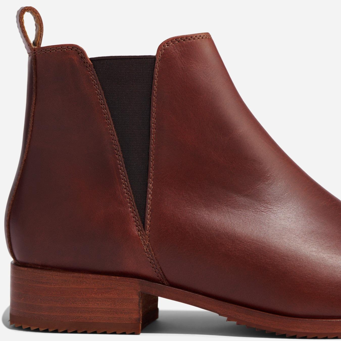 Nisolo Eva Everyday Chelsea Boot Auburn | Women Boots