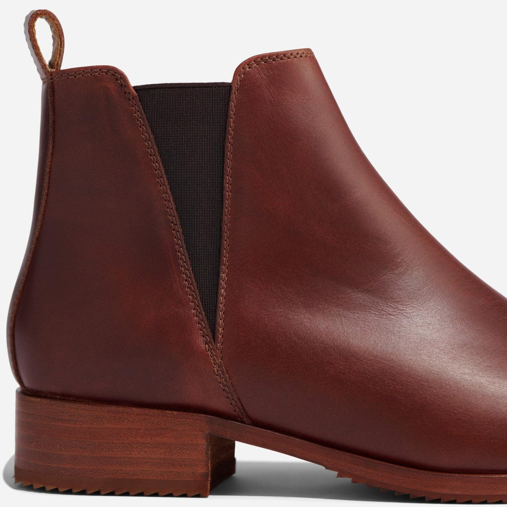 Nisolo Eva Everyday Chelsea Boot Auburn | Women Boots