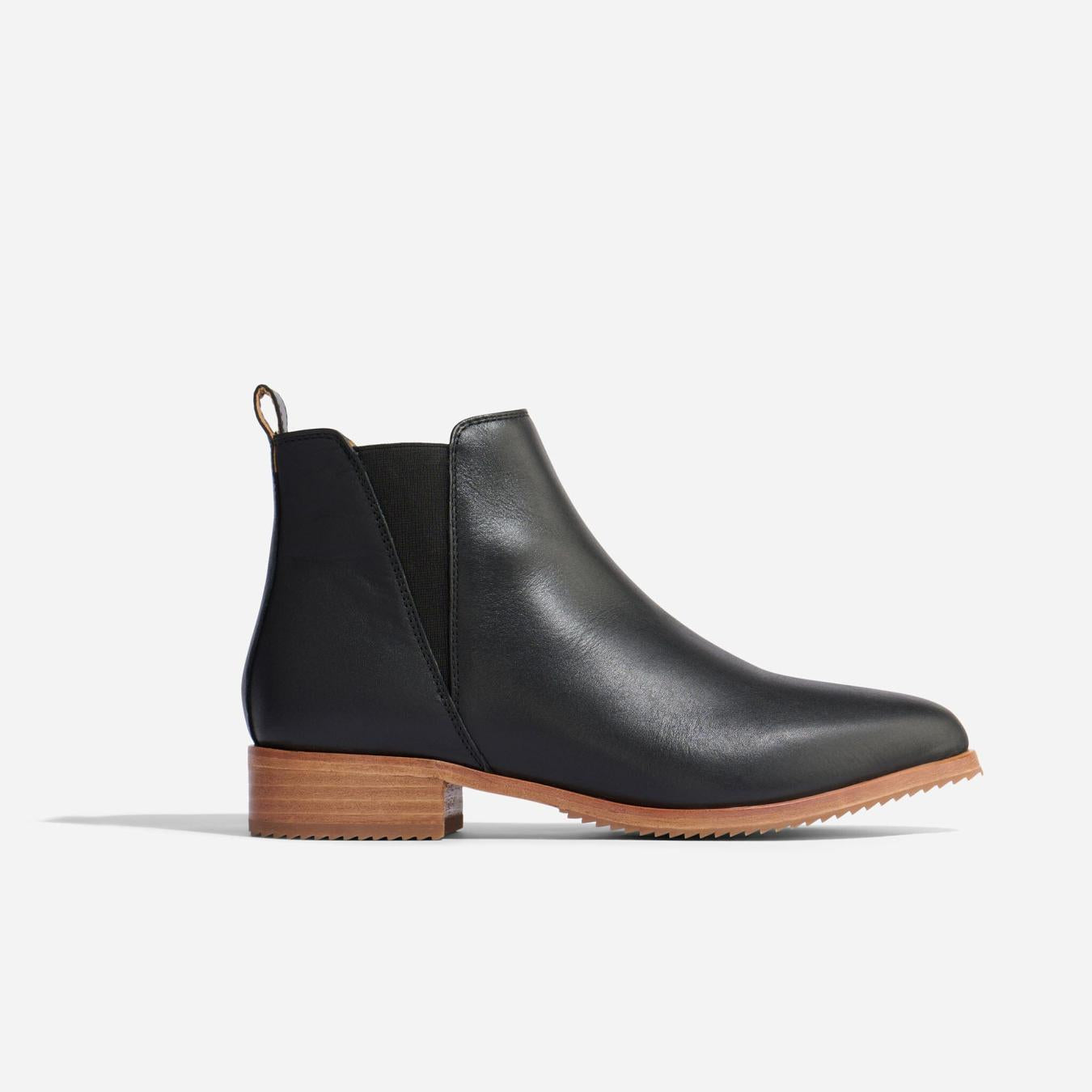Nisolo Eva Everyday Chelsea Boot Black | Women Boots