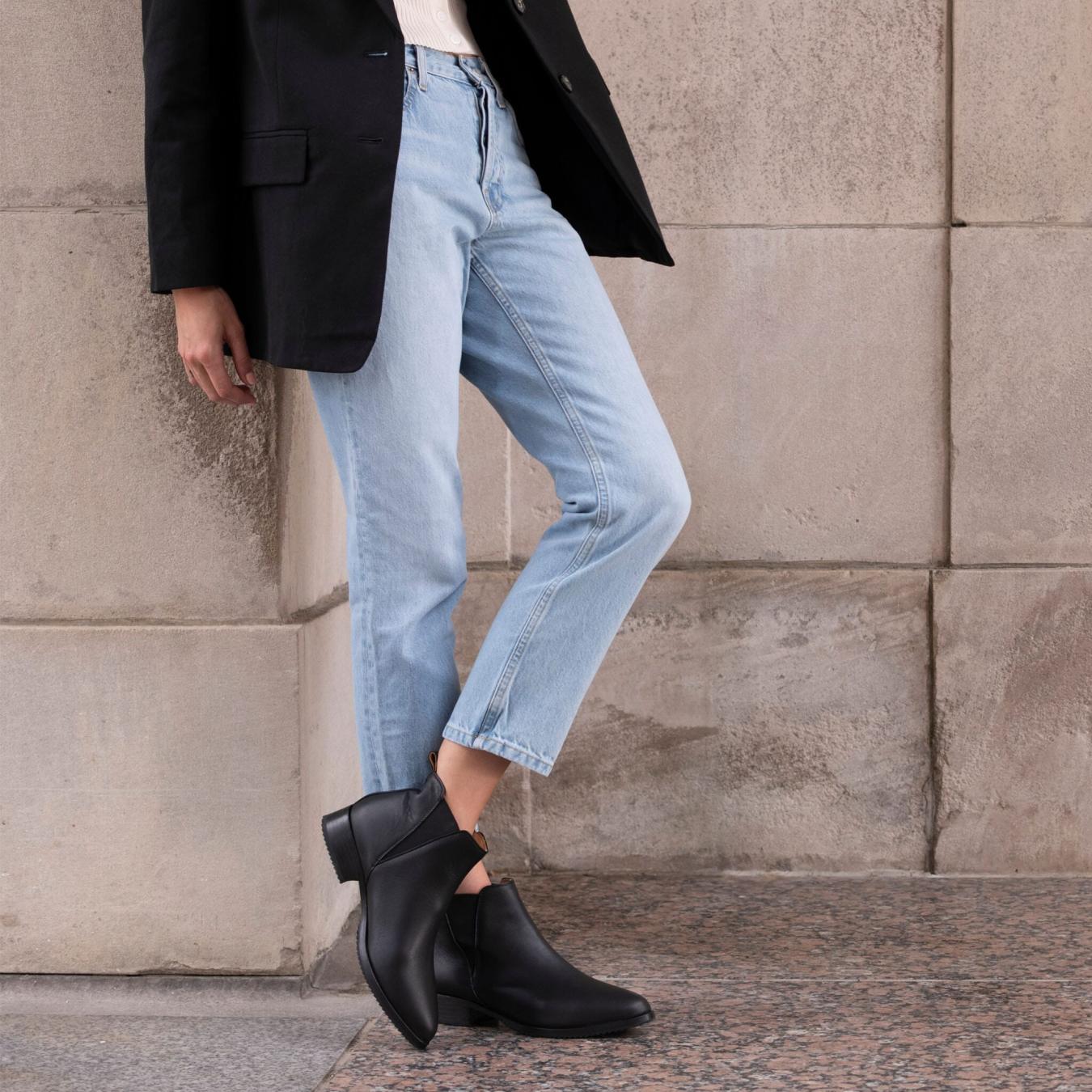 Nisolo Eva Everyday Chelsea Boot Black/Black | Women Boots