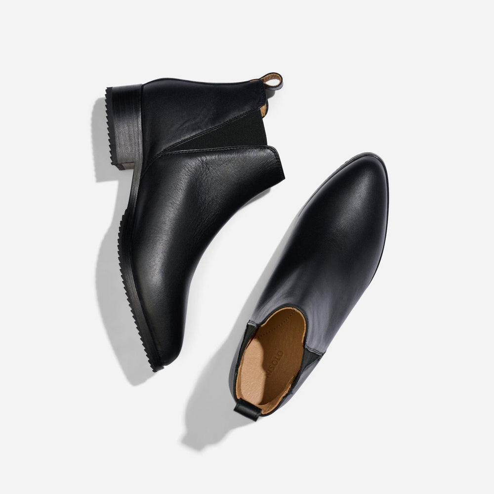 Nisolo Eva Everyday Chelsea Boot Black/Black | Women Boots
