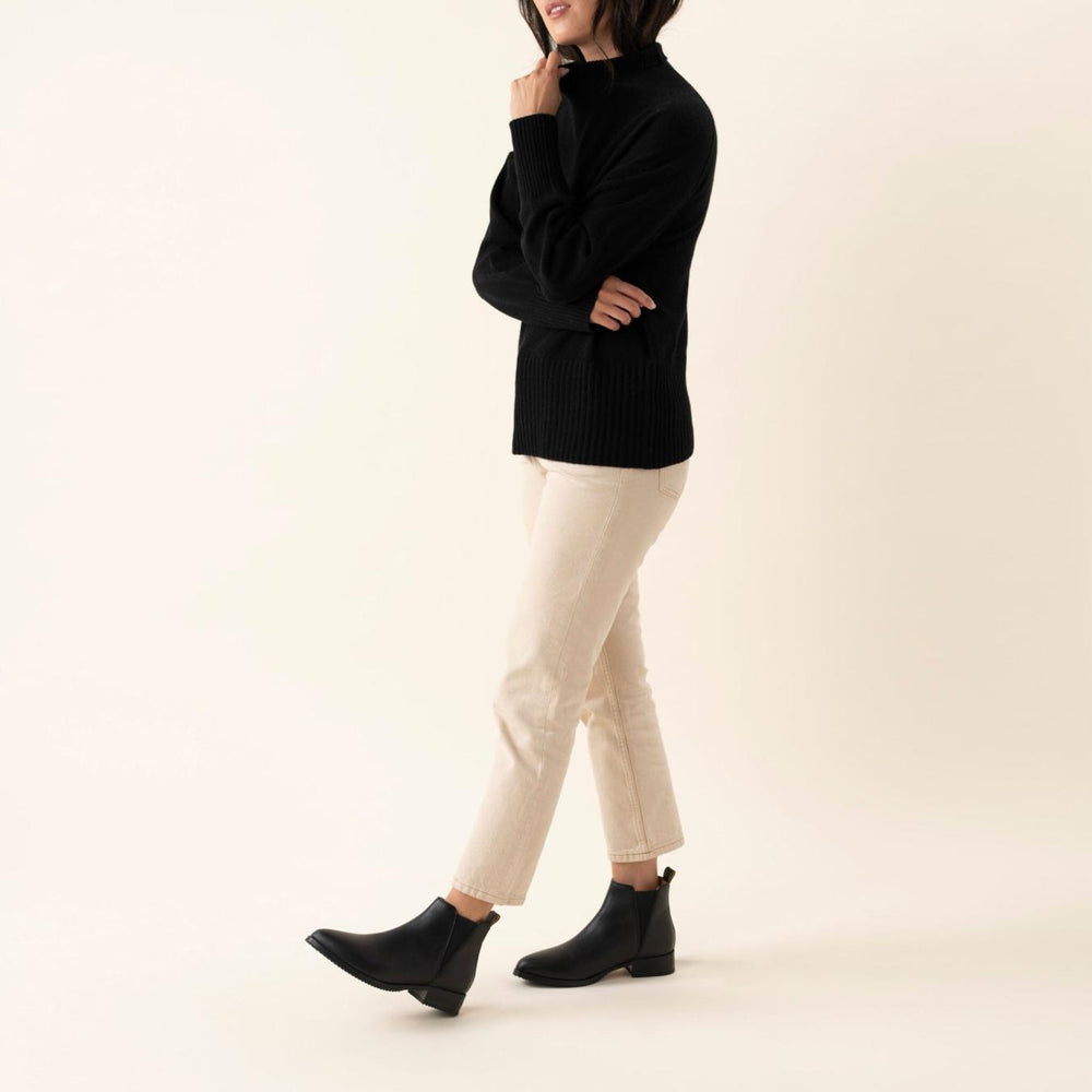 Nisolo Eva Everyday Chelsea Boot Black/Black | Women Boots