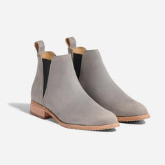 Nisolo Eva Everyday Chelsea Boot Grey | Women Boots