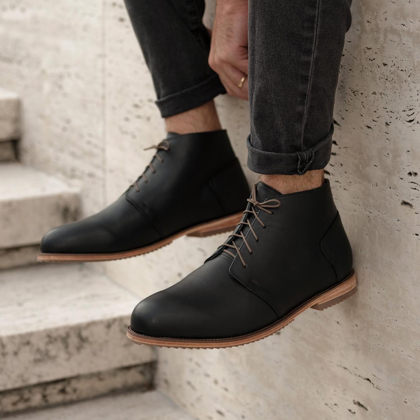 Nisolo Everyday Chukka Boot Black | Men Boots