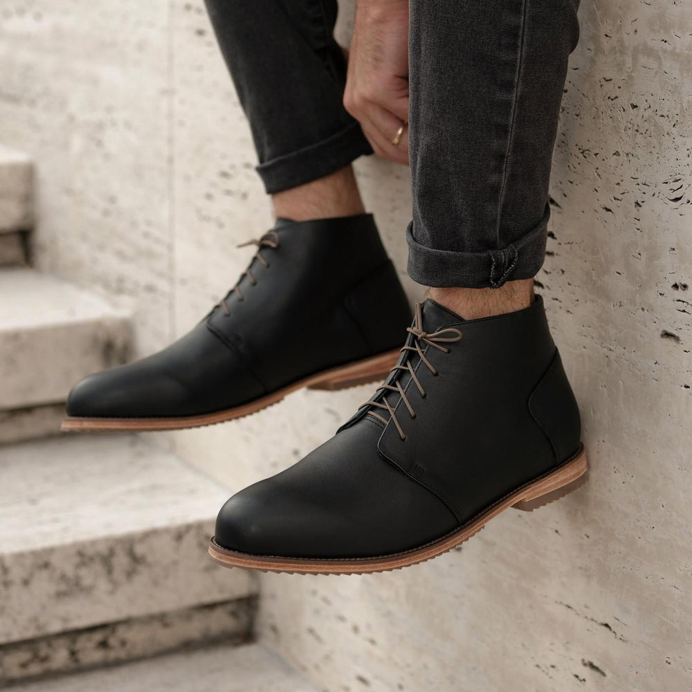 Nisolo Everyday Chukka Boot Black | Men Boots