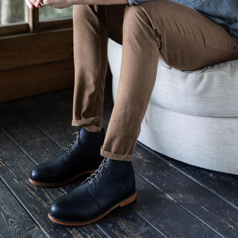 Nisolo Everyday Chukka Boot Black | Men Boots