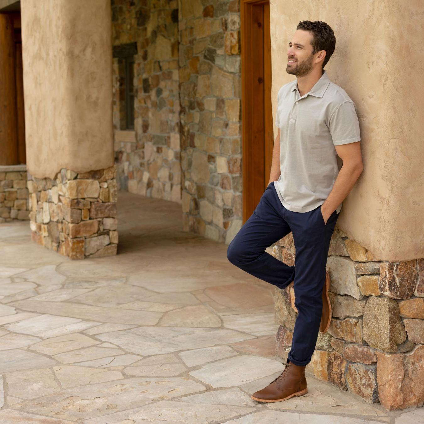 Nisolo Everyday Lace-Up Boot Brown | Men Boots