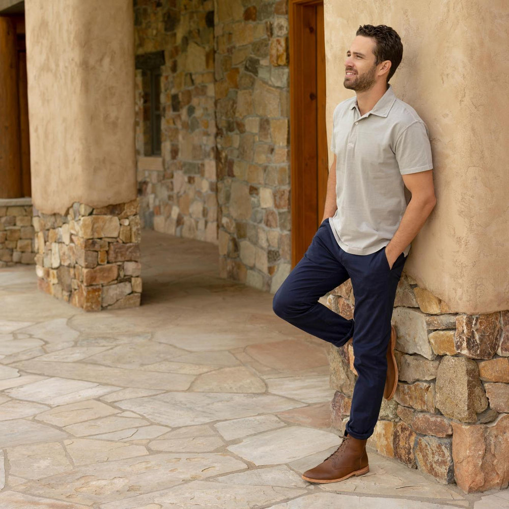 Nisolo Everyday Lace-Up Boot Brown | Men Boots