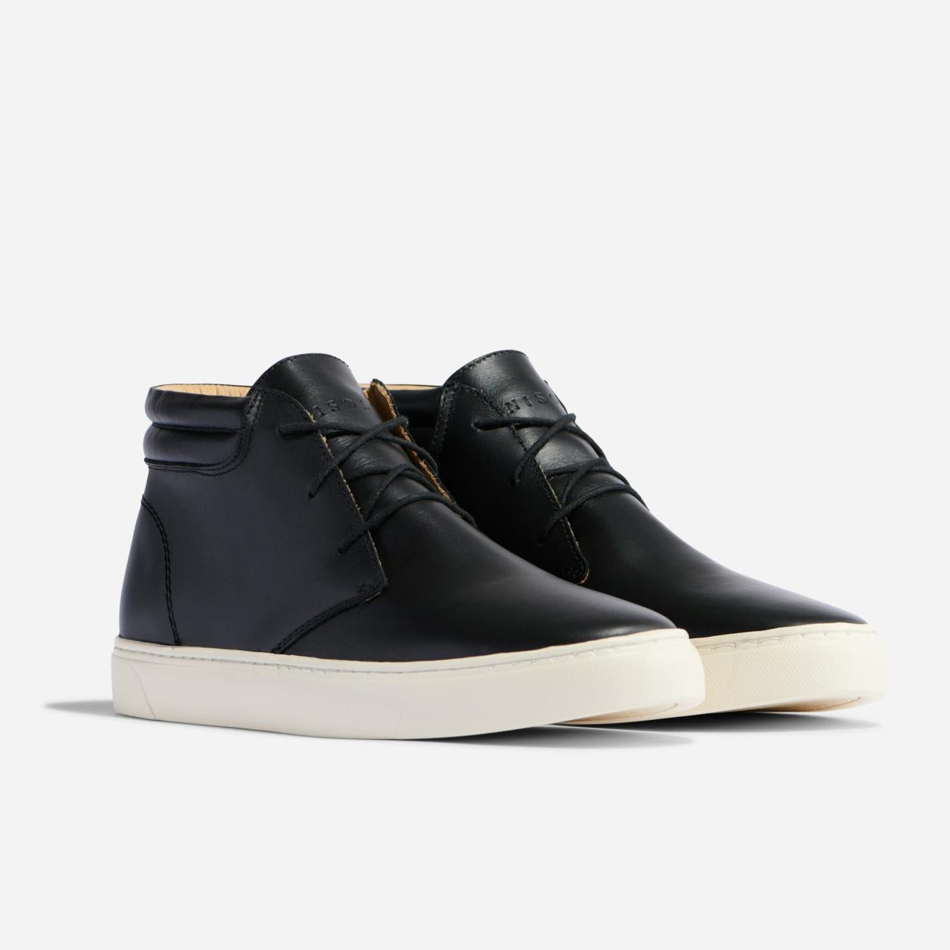 Nisolo Everyday Mid Top Sneaker Black | Men Sneakers