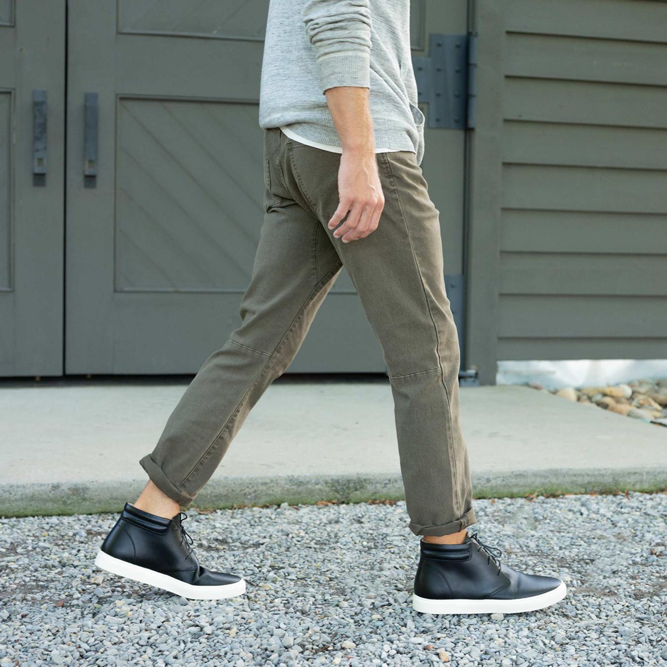 Nisolo Everyday Mid Top Sneaker Black | Men Sneakers