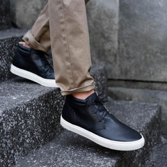 Nisolo Everyday Mid Top Sneaker Black | Men Sneakers