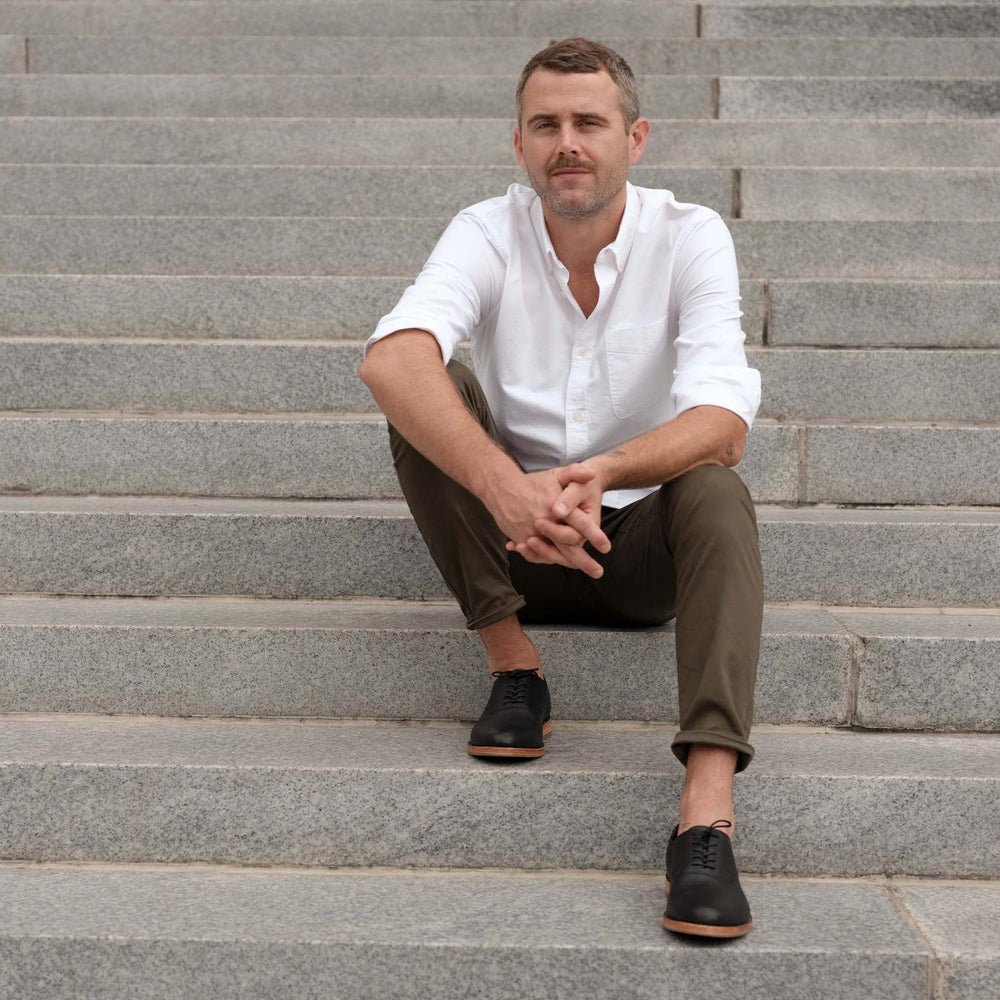 Nisolo Everyday Oxford Black | Men Oxfords &amp; Loafers