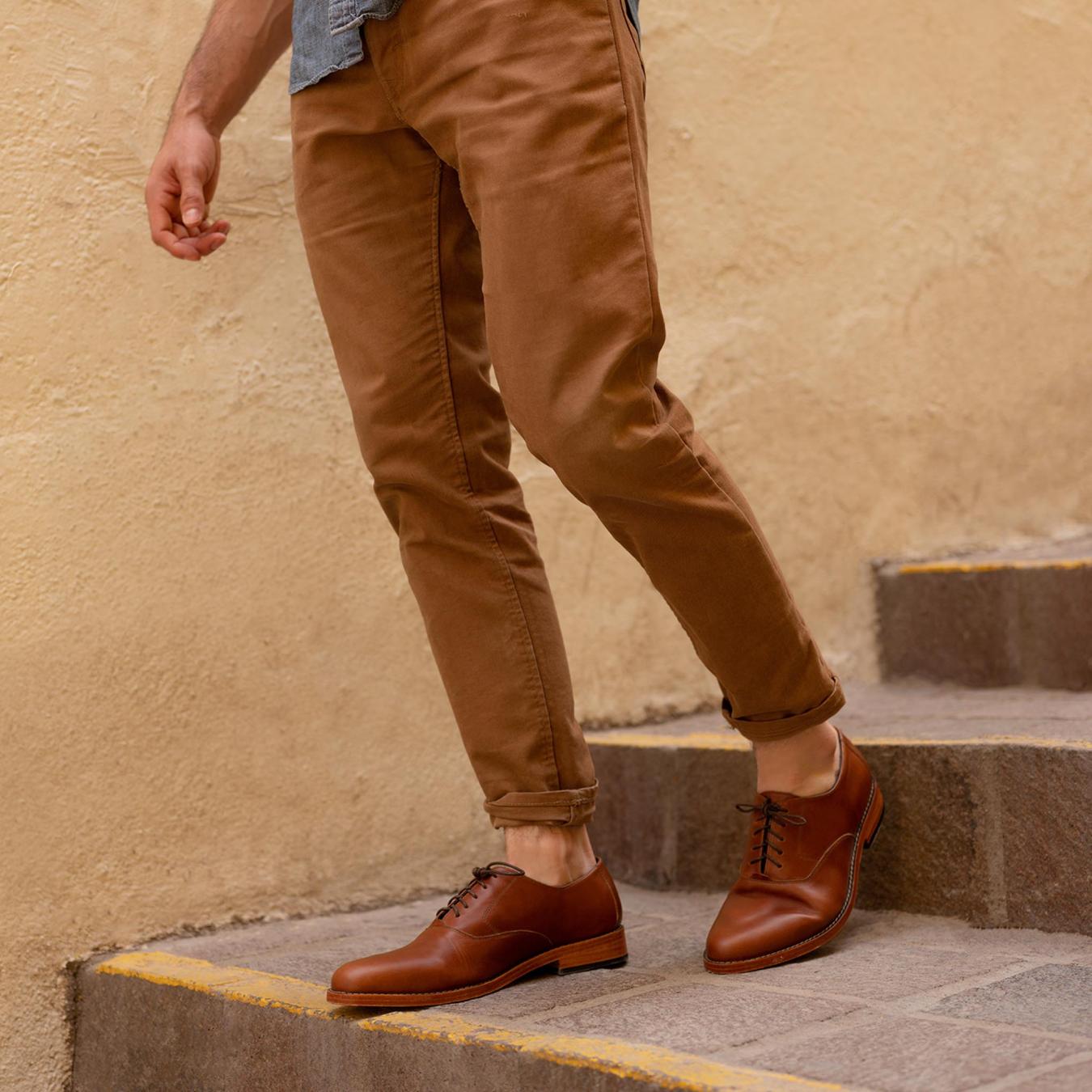 Nisolo Everyday Oxford Brandy | Men Oxfords &amp; Loafers